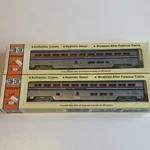 Lot Of 2 Con-cor Ho Scale Amtrak Superliner Sleeper And Coach. Fixed Price $40.00.
