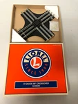 Lionel 6-65540 Gauge 90 Degree Crossover Track New In Box. Fixed Price $20.00.