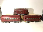 Lionel No 8 Prewar Standard Gauge Engine W/ 322 Observation & 319 Pullman Tested. Fixed Price $229.99.