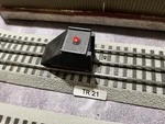 Scale Portable Lighted Bumpers - Instantly Add To Any Straight 3 Rail Track. Fixed Price $36.51.