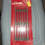 Lionel Train Straight 027 Gauge Tracks 6-5017 8-3/4" Long New Old Stock Nos. Fixed Price $23.79.