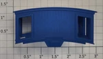 Lionel 17602-24 Conrail Blue Woodsided Caboose Cupola. Fixed Price $8.00.