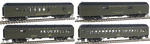 Rivarossi 600223 Ho Cb&q Chicago Burlington Quincy 60' Heavyweight 4 Pack. Fixed Price $129.99.
