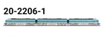 Mth Scale Emd E-8 Aba Diesel Set Electro-motive 20-2206-1 W/proto-sound. Fixed Price $599.99.