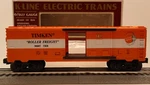 K-line, O/O27, K-90007, Timken, Roller Freight Box Car, #90007, C-8, Ln/ob. Fixed Price $23.00.