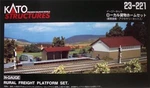 N Kato 23-221 Rural Freight Platform Set. Fixed Price $55.00.