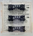 Scale Micro-trains 91012 Norfolk Western 33 Twin Bay Hopper 3-PACK N&w New. Fixed Price $50.00.