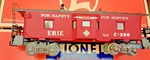 Lionel 6-19719 O-gauge Erie Bay Window Caboose W/ Illuminated Interior Nib. Fixed Price $29.99.