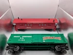 Lionel Great Western Bundle 6-25185 W/ Air Whistle 6-26192 Lincoln Logs Wow!. Fixed Price $90.00.