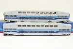 Athearn Ho Scale Amt Canada Bombardier Passenger Control Coach Car Set. Fixed Price $208.00.