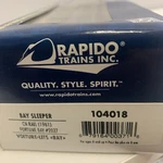 Ho Rapido 104018 Bay Sleeper Cn Rail 1961 Fortune #2027 Hard To Find New/box. Fixed Price $337.95.