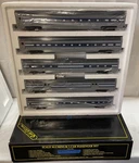 Weaver New York Central Dreyfuss 20" Aluminum Passenger 5 Car Set Scale Train. Fixed Price $599.95.