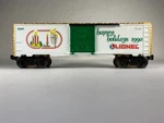 Lionel 6-19910, Happy Holidays Box Car, Nib (1990). Fixed Price $7.95.
