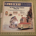 Lionel 6-11809 Village Trolley Company Complete Less Track Bumpers Tested. Fixed Price $75.00.