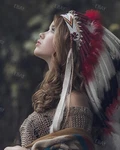 Native American Girl Model Photo Risque 8X10 Art Print C1001. Fixed Price $7.00.