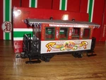Lgb 33076 Red & Silver Dated 2002 Christmas Passenger Car Ln Original Box!. Fixed Price $159.99.