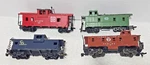 Ho Scale Caboose Lot Rivarossi Tyco Roco- Athearn Read Of 4. Fixed Price $19.00.