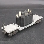 Lionel Postwar 2461 Diecast Depressed Center Black Transformer Car Gauge. Fixed Price $29.99.