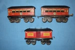 American Flyer Prewar O Gauge #1201 Passenger Cars & #1200 Express Baggage. Fixed Price $67.45.