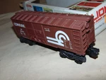 Lionel 9037 Brown Conrail Boxcar +. Fixed Price $8.50.