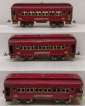 Lionel 710S Vintage Orange Tinplate Passenger Cars: 710, & 712. Fixed Price $299.99.