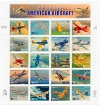 Scott #3142 Classic American Aircraft Sheet Of 20 Stamps - Mnh. Fixed Price $7.60.