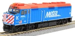 Kato 376574DCC Ho Emd F40PH Chicago Metra 142 Ravina W/ Ditch Lights 37-6574-DCC. Fixed Price $239.95.