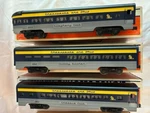 LIONEL6-19145 To 19150 Chesapeake & Ohio #2 Alum. Body 6-CAR BLT-1996 Lk/n. Fixed Price $411.29.