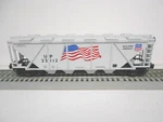 Lionel Union Pacific Up American Proud Usa Flag 4-BAY Covered Hopper Car Gauge. Fixed Price $59.95.