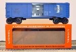 Lionel 6464-475 Boston & Maine Boxcar-dark Purple-reproduction C-8. Fixed Price $145.00.