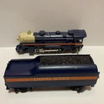 Lionel 246X Scout Locomotive And Tender. Fixed Price $64.00.