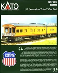 Kato Scale New 2025 Union Pacific Up Excursion Train 7-CAR Set 106-086. Fixed Price $224.46.