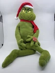Over 3' Jumbo Plush The Grinch Who Stole Christmas Santa Hat Red Scarf 2021 Ruz. Fixed Price $71.99.