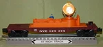 Lionel 26894 Nyc X 29499 Operating Searchlight Car O/027 Ga. W/ Crewman 2006. Fixed Price $30.00.