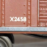 Lionel X2458 Pennsylvania Doubledoor Automobile Mtal Boxcar Extra Rivet Version. Fixed Price $75.00.