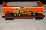 Lionel Pennsylvania 6-16934 Flatcar With Roadgrader Exc Cond.. Fixed Price $21.99.