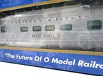 Atlas California Zephyr Vista-dome Chair Car Silver Bridle 2 Rail. Fixed Price $200.00.
