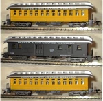 Ho Scale Model Power 3 Old Time D&rg Passenger Cars W/ Metal Wheels Interiors. Fixed Price $79.99.