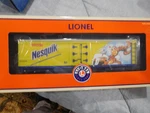 Lionel Trains Nestle Nesquik Milk Car 17356 New The Box Never Run. Fixed Price $44.00.