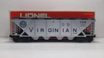 Lionel 6-9134 Gauge Virginian 4-BAY Covered Hopper Ex/box. Fixed Price $12.79.