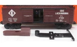Lionel Erie Lackawanna Jumping Hobo Operating Boxcar 6-26787! Gauge. Fixed Price $49.95.