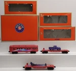 Lionel 6-21934 Custom Series Consist Red 3-CAR Set Mt/box. Fixed Price $106.24.