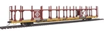 Walthers Ho 89' Flatcar W/bi-level Open Auto Rack Blvl Opn Rk #940772. Fixed Price $39.98.