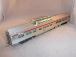 Rapido Ho Cp Rail 85' Budd Mid-train "skyline" Dome Action Red Stripe #505. Fixed Price $165.75.
