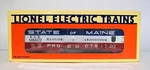 Lionel 6-19273 State Of Maine Boxcar (6464 Series #4 Breakup) Nib. Fixed Price $30.00.