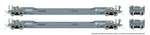 Rapido 401060A Ho Ferromex 53' Gunderson Husky Stack Well Cars (2) #5166,#5309. Fixed Price $99.95.