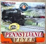 Lionel 6-30018 Pennsylvania Flyer Gauge Train Set Complete Tested Working. Fixed Price $199.99.