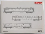 Marklin 42753 Ho Express Car Set - New Box Free Shipping. Fixed Price $114.00.
