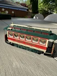 Vintage Nib Bachmann Spectrum ON30 Scale Closed Christmas Street Car # 25127. Fixed Price $55.00.