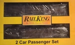 Railking By Mth Scale 60' Madison Combine/diner Passenger Set 2 Car Prr. Fixed Price $174.99.